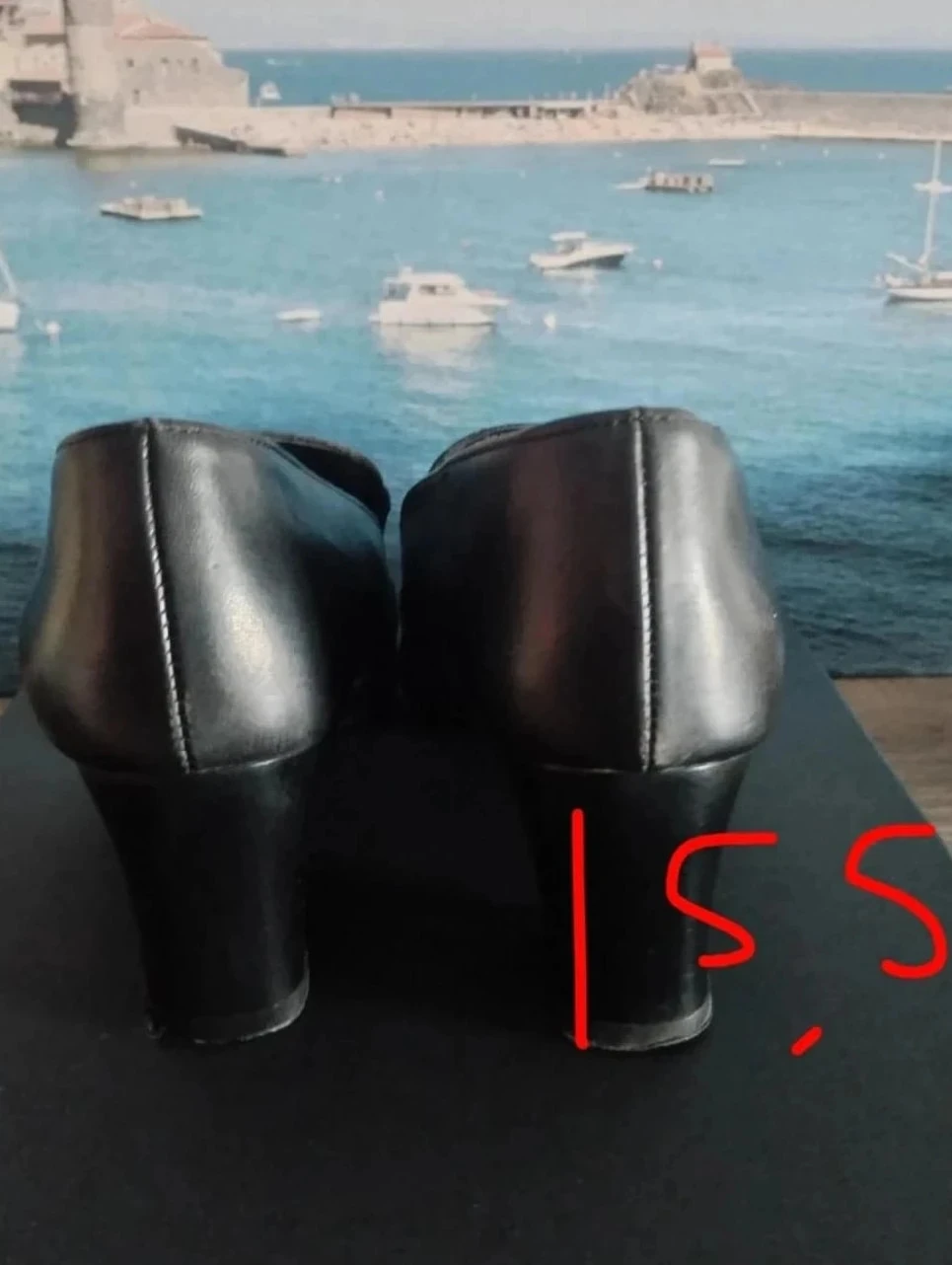 Black high-heeled shoes, Les Softies,Size 38 – photo 12